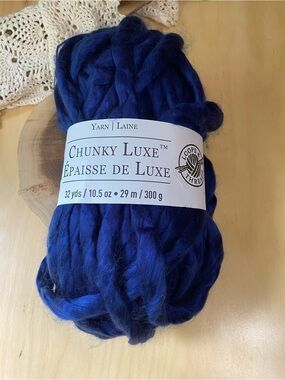Loops & Threads Chunky Luxe Yarn - Navy/Marine